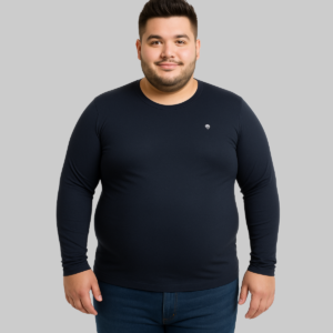 Camisa Plus Size Masculina Térmica Uv50 Manga Longa Piscina